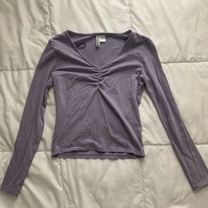 H&M Purple Crop Top